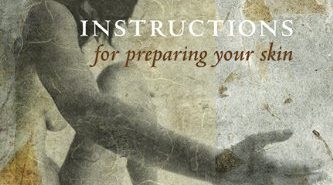 Instructions for Preparing Your Skin by Ariana Nadia Nash