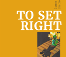 To Set Right by Lynne Shapiro
