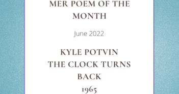 Poem of the Month – June 2022